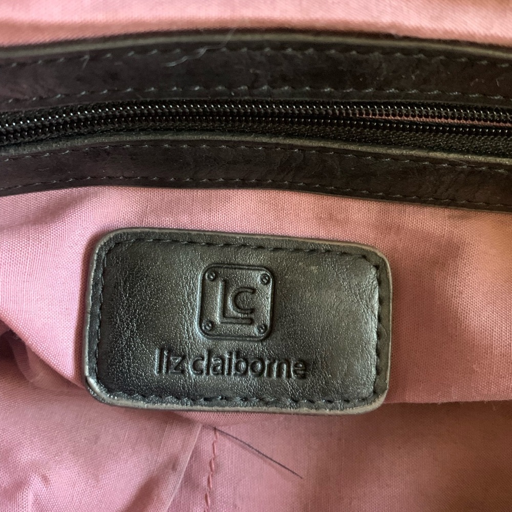 Liz Claiborne - Vintage Faux Leather Clutch Purse - Picture 2 of 7